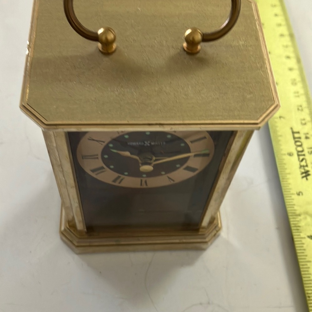 Elegant Gold Howard miller Table Clock